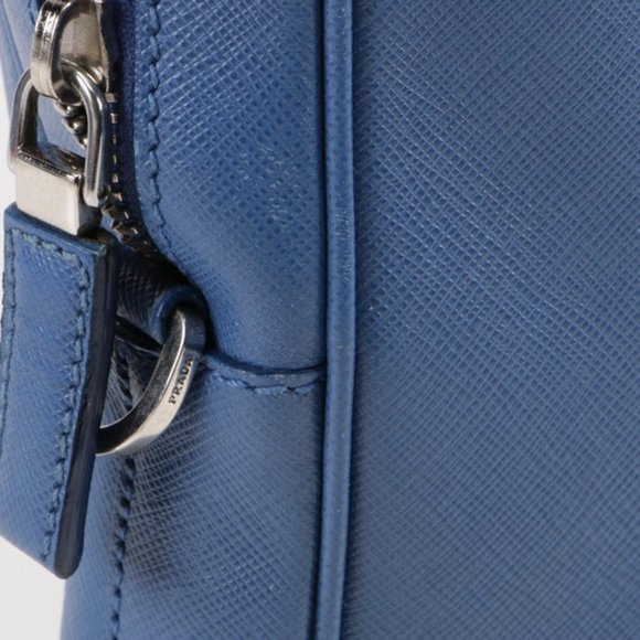 Prada Saffiano Leather Briefcase - Cobalt Blue - Picture 5 of 9